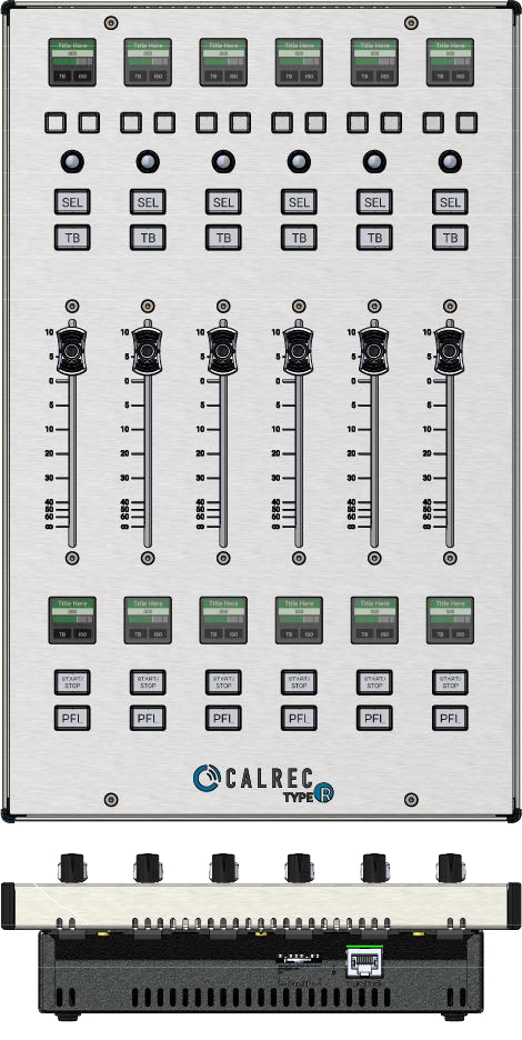 Calrec Type R Fader Panel - Diagram - Synthax Audio UK